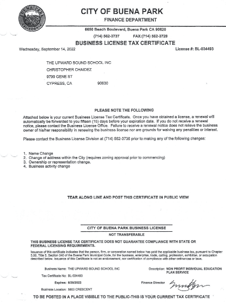 Business License